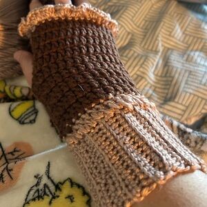 Cozy Knit Brown and Tan Sweater